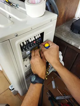 Climate control system installation